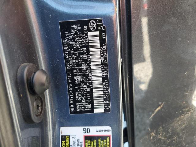 2014 TOYOTA COROLLA L - 2T1BURHE5EC211435