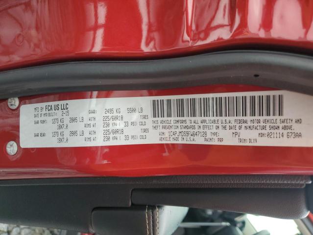 2015 JEEP CHEROKEE L 1C4PJMDS9FW647128