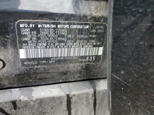 2023 MITSUBISHI OUTLANDER - JA4J4VA87PZ037251