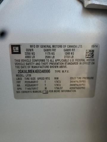 2014 GMC TERRAIN SL - 2GKALMEK4E6348996