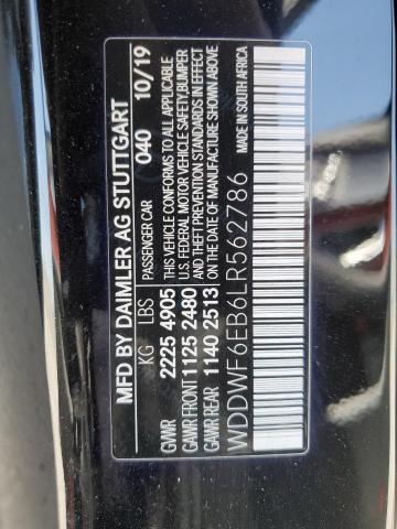 2020 MERCEDES-BENZ C 43 AMG WDDWF6EB6LR562786