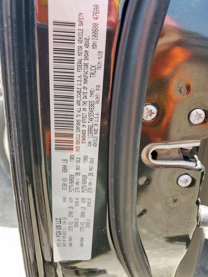 2019 RAM 1500 CLASSIC SLT 1C6RR6LT4KS549365
