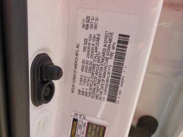 2017 HONDA CR-V EXL 5J6RW2H86HL061773