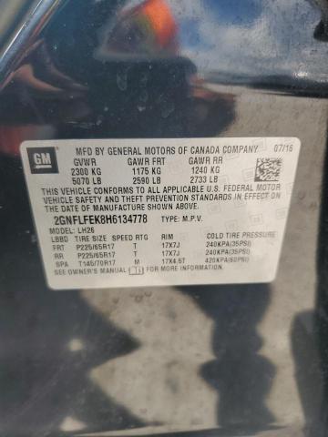 2017 CHEVROLET EQUINOX LT - 2GNFLFEK8H6134778