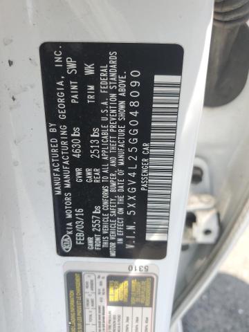2016 KIA OPTIMA SXL 5XXGV4L25GG048090
