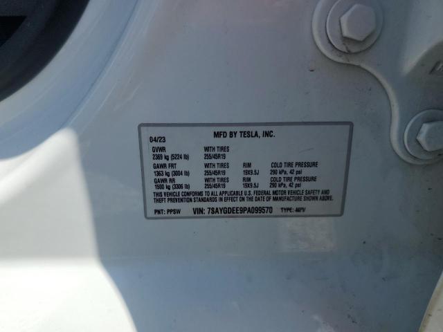 2023 TESLA MODEL Y - 7SAYGDEE9PA099570