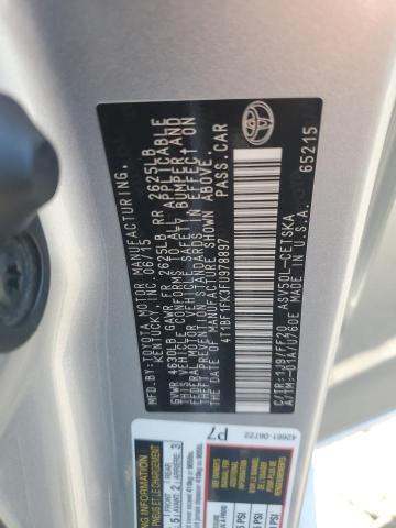 2015 TOYOTA CAMRY LE - 4T1BF1FK3FU978897