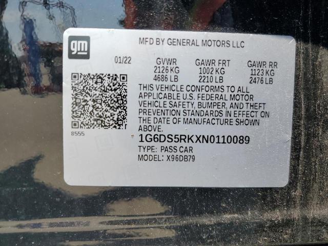 2022 CADILLAC CT5 LUXURY 1G6DS5RKXN0110089