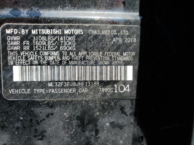 2018 MITSUBISHI MIRAGE G4 ML32F3FJ8JHF13188