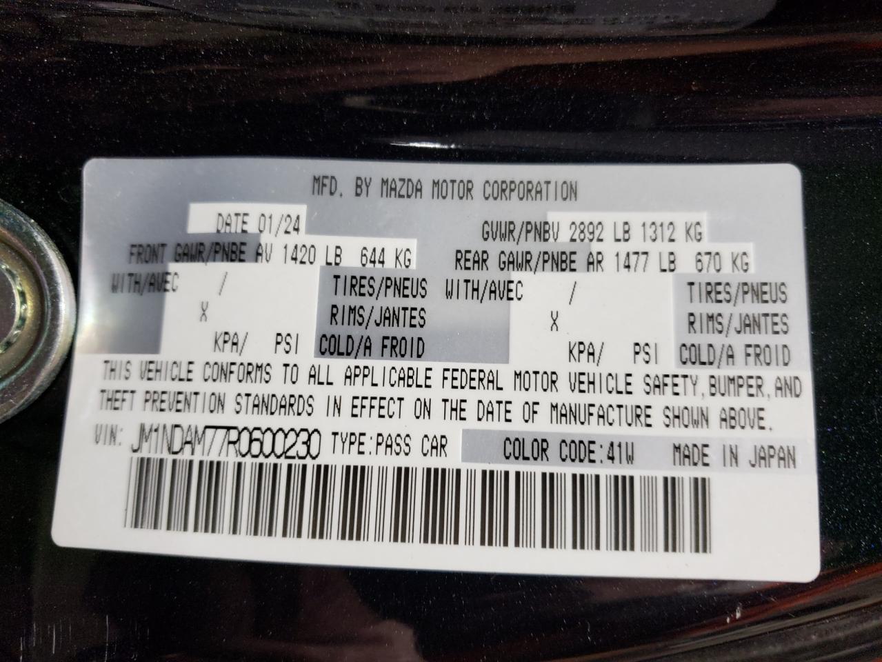 MAZDA MX-5 GRAND TOURING