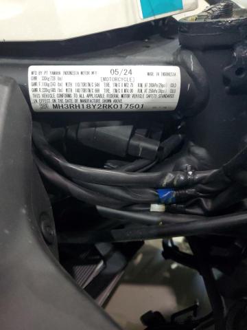 2024 YAMAHA YZFR3 A MH3RH18Y2RK017501