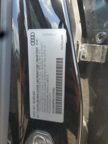 2017 AUDI A3 PREMIUM WAUB8GFF3H1074750