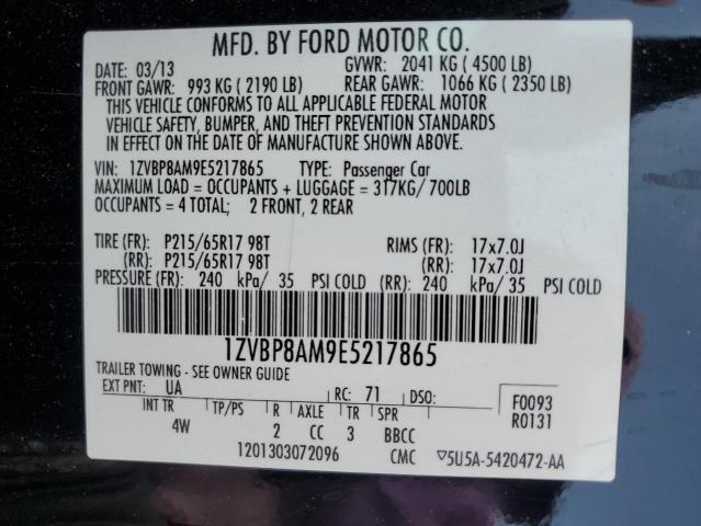 2014 FORD MUSTANG - 1ZVBP8AM9E5217865