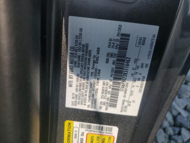 2019 FORD MUSTANG GT 1FA6P8CF2K5116462