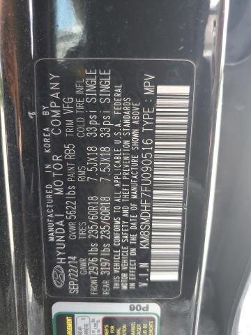 2015 HYUNDAI SANTA FE G KM8SMDHF7FU090516
