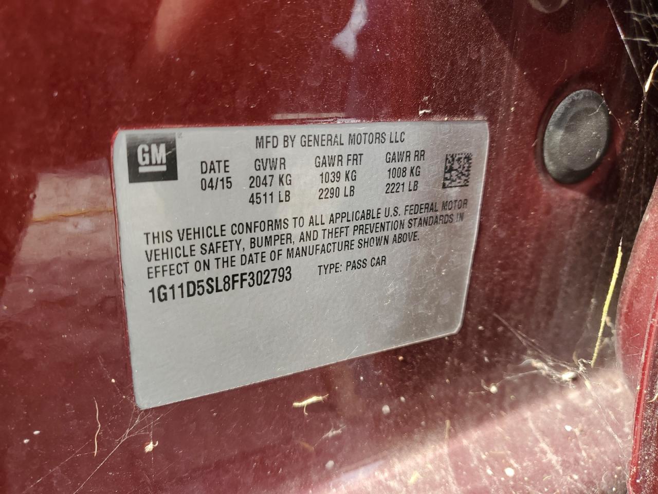 CHEVROLET MALIBU 2LT