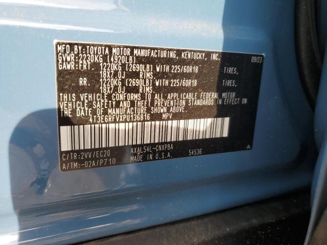 2023 TOYOTA RAV4 XSE - 4T3E6RFVXPU136816