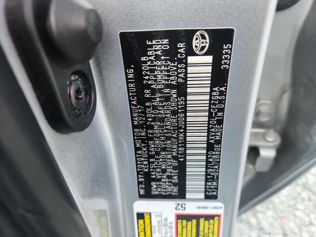 2018 TOYOTA CAMRY L - 4T1B11HK4JU061195
