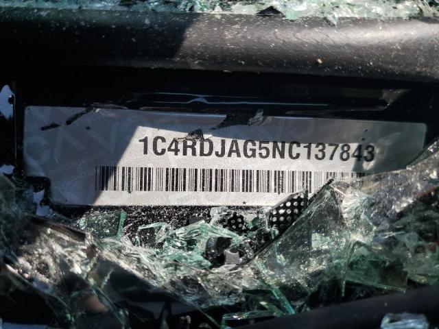 2022 DODGE DURANGO SX 1C4RDJAG5NC137843