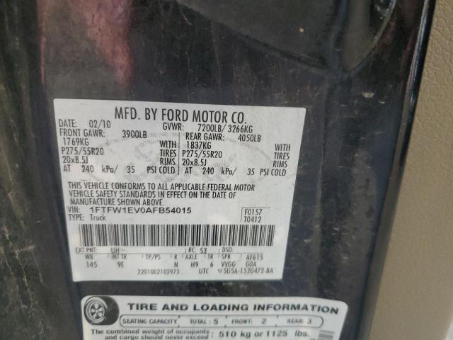2010 FORD F150 SUPER - 1FTFW1EV0AFB54015