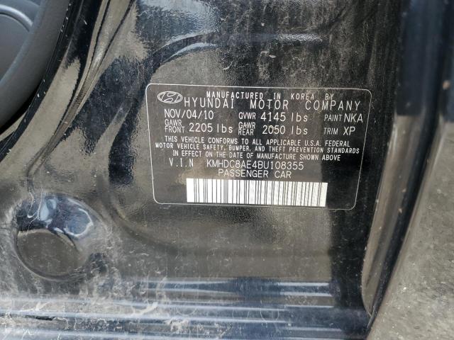 2011 HYUNDAI ELANTRA TO - KMHDC8AE4BU108355