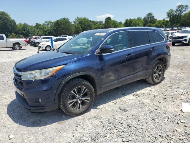 2016 TOYOTA HIGHLANDER XLE 5TDKKRFH0GS144398