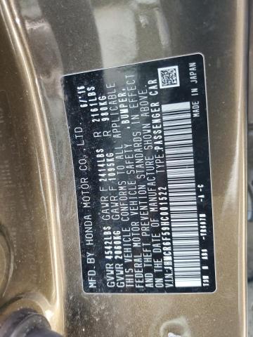 2017 HONDA ACCORD HYB JHMCR6F59HC001522