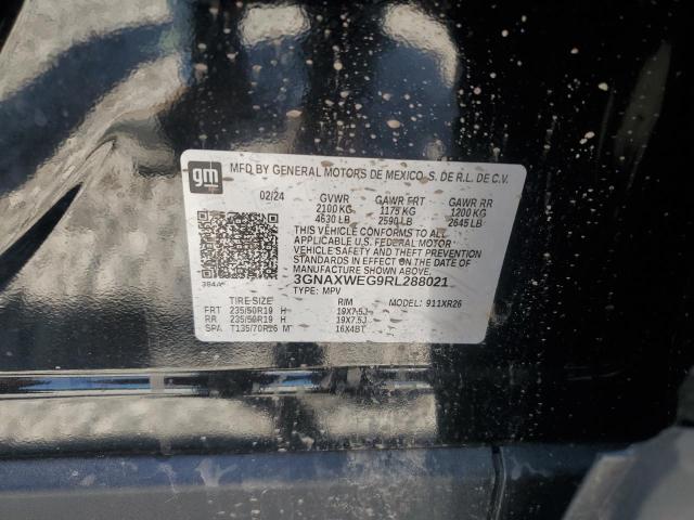 2024 CHEVROLET EQUINOX RS 3GNAXWEG9RL288021
