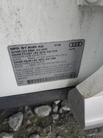 2020 AUDI Q5 PREMIUM WA1BNAFY9L2058673