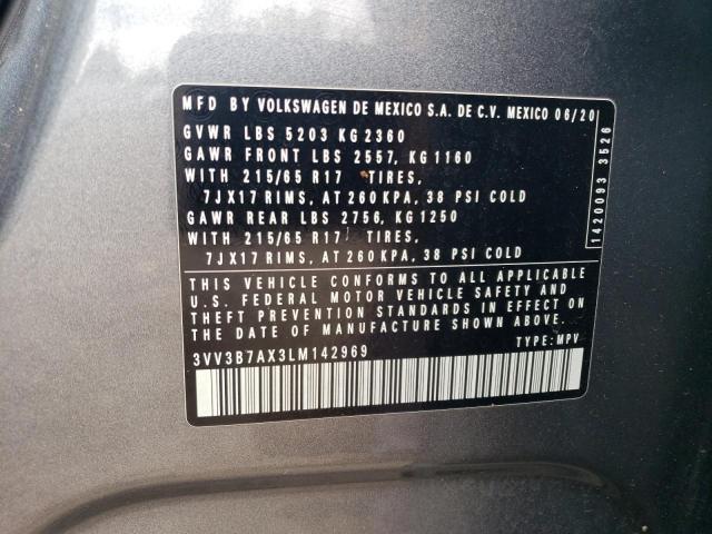 2020 VOLKSWAGEN TIGUAN SE 3VV3B7AX3LM142969