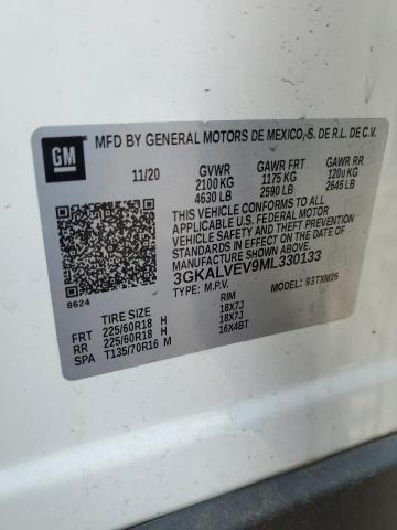 2021 GMC TERRAIN SL 3GKALVEV9ML330133