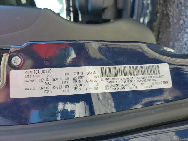 2017 DODGE CARAVAN 2C4RDGEG1HR790985