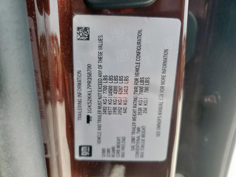 2023 GMC YUKON XL D 1GKS2KKL7PR358700