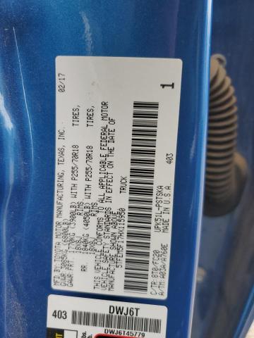 2017 TOYOTA TUNDRA CREWMAX SR5 5TFEM5F17HX115950