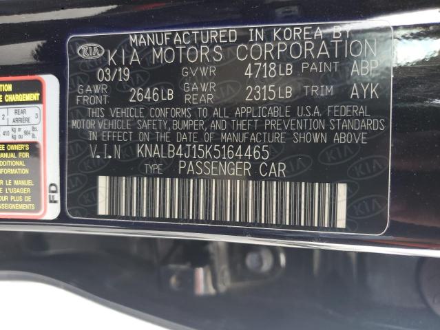 2019 KIA CADENZA PREMIUM KNALB4J15K5164465