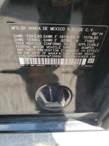 2015 HONDA FIT LX 3HGGK5H55FM726899