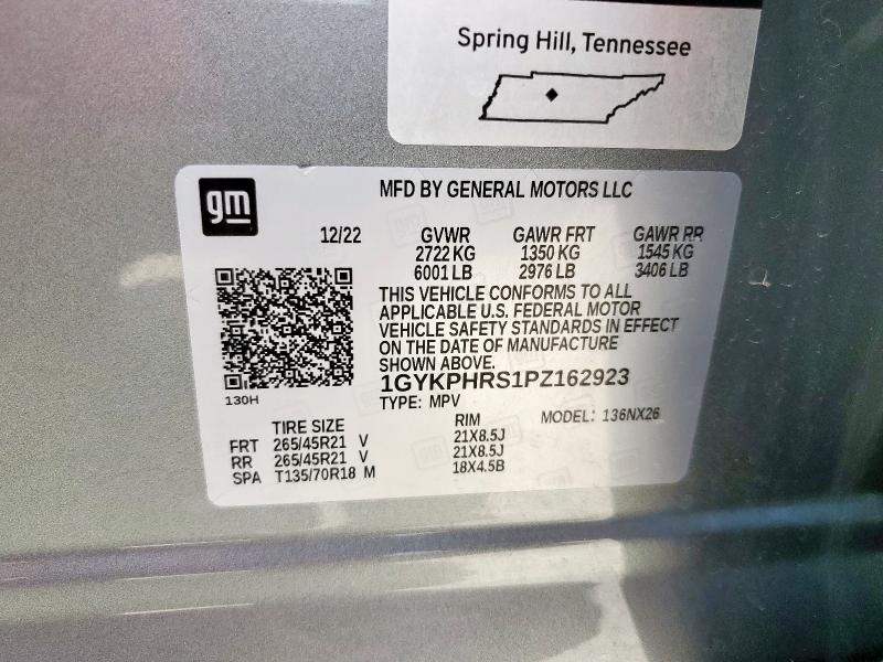 2023 CADILLAC XT6 SPORT 1GYKPHRS1PZ162923