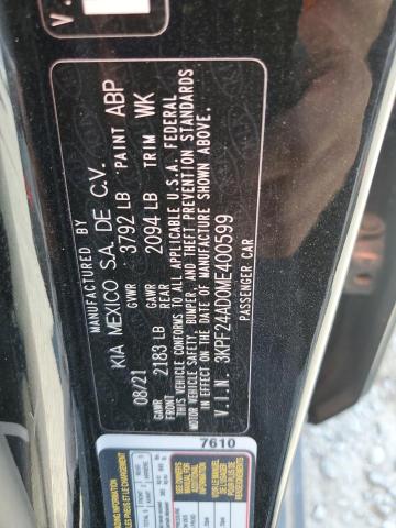 2021 KIA FORTE FE - 3KPF24AD0ME400599
