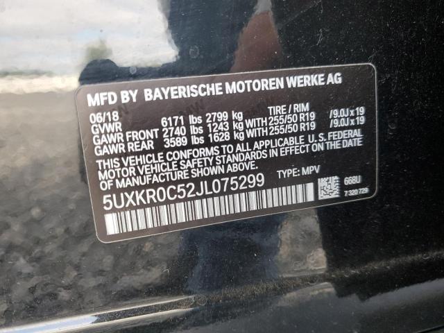 2018 BMW X5 XDRIVE35I 5UXKR0C52JL075299