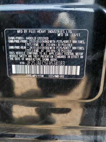 2014 SUBARU FORESTER 2 - JF2SJAEC5EH534183