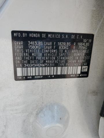 2019 HONDA FIT LX 3HGGK5H42KM751311
