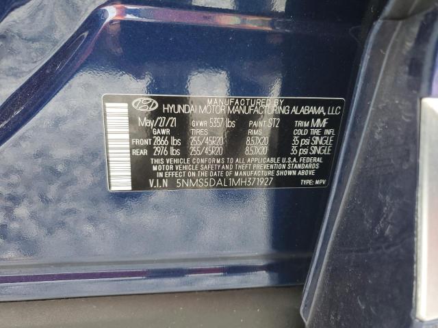 2021 HYUNDAI SANTA FE C 5NMS5DAL1MH371927