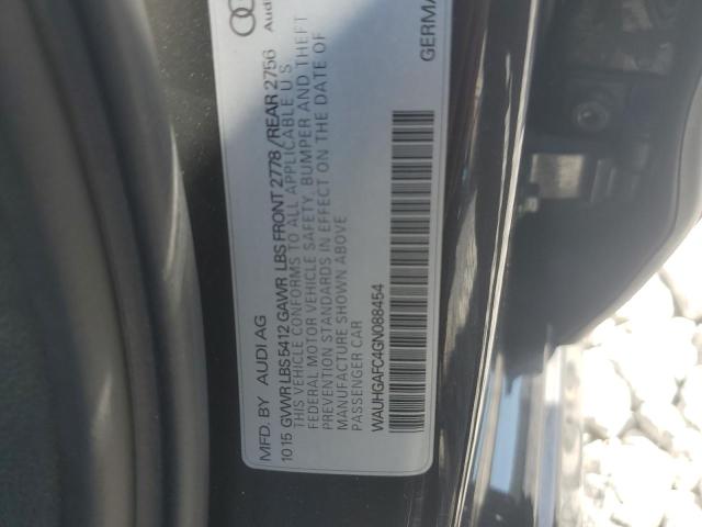2016 AUDI A6 PRESTIG WAUHGAFC4GN088454