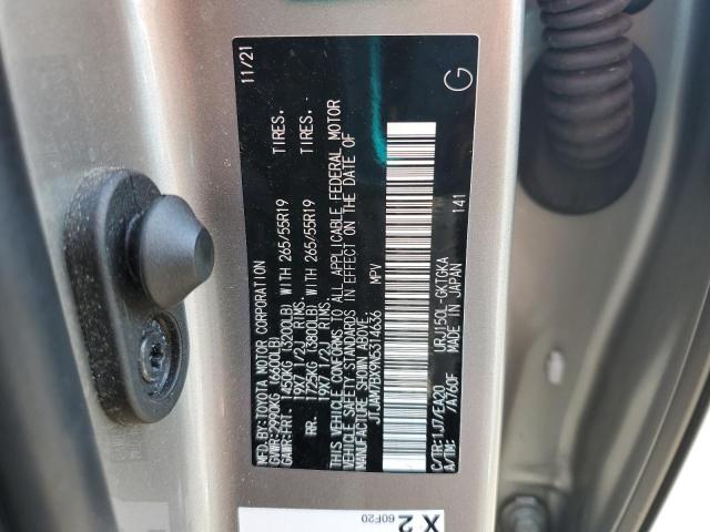 2022 LEXUS GX 460 JTJAM7BX9N5314636