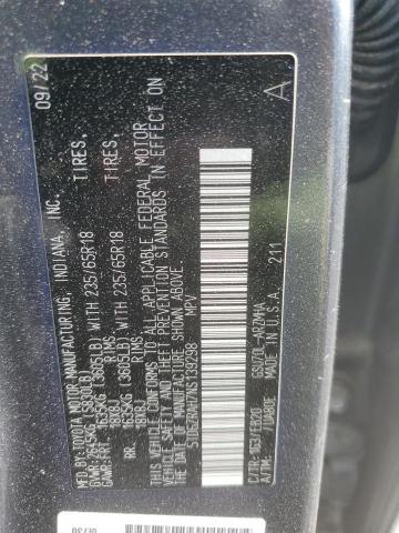 2022 TOYOTA HIGHLANDER - 5TDGZRAH7NS139298
