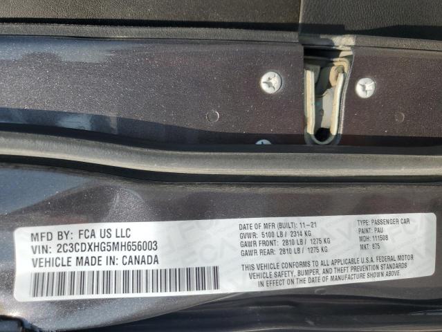 2021 DODGE CHARGER GT 2C3CDXHG5MH656003