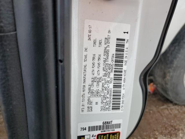2017 TOYOTA TACOMA ACC - 5TFRX5GN1HX086083