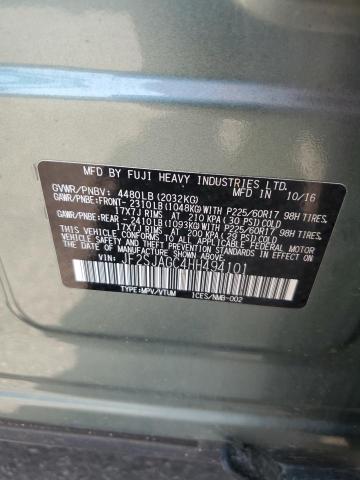 2017 SUBARU FORESTER 2 JF2SJAGC4HH494101