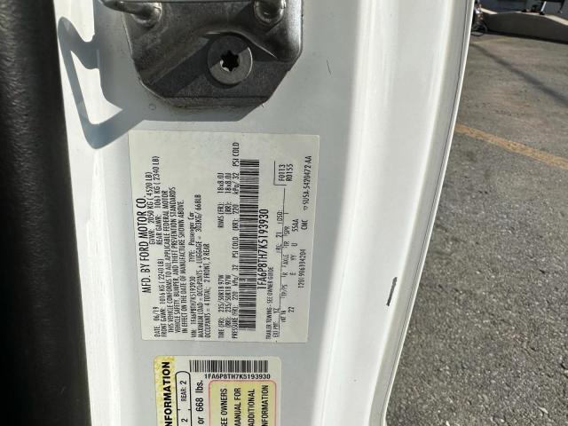 2019 FORD MUSTANG 1FA6P8TH7K5193930