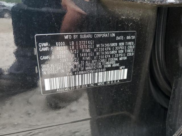 2021 SUBARU ASCENT TOU 4S4WMARDXM3408449
